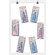 1 KIT / 3 Pecas  Aparadores Removedor De Cutícula Cortador Remover Pedicure Manicure Com Lixa