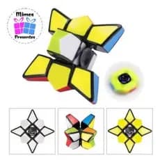 Cubo Magico Fidget Spinner 1x3x3 Yumo One Brinquedo Magic Cube Anti Stress Pronta Entrega