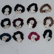 Rabico de cabelo de veludo incrustada de strass/acessórios de cabeça
