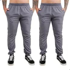 Kit 2 Calças Jogger Tactel Masculina Esporte Treino com 3 Bolsos