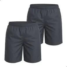 KIT 2 Bermudas Shorts Tactel Masculino Plus Size Com Bolsos Para Academia