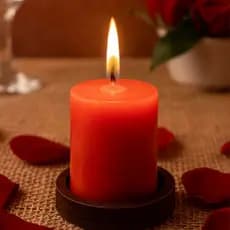 Conjunto Velas Vermelhas Finas Decorativas Natalinas
