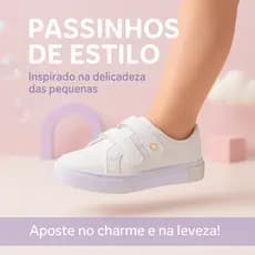 Tênis Infantil Feminino Escolar Confortável 25 ao 36 Velcro - Envio Imediato