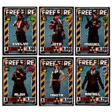 200 Card Free Fire TCG Card Game Cartinhas Free Fire Cards
