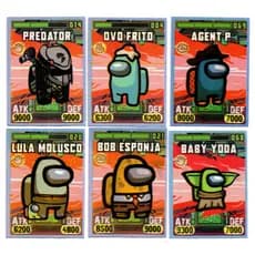 200 Card Among Us TCG Card Game Cartinhas Amongus Cards