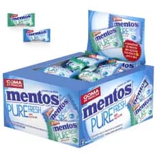Chiclete Mentos Pure Fresh Sortido c/60 Perfetti - Envio Rápido
