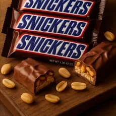 Chocolate Snickers Original 45g - Kit Com 4 Unidades