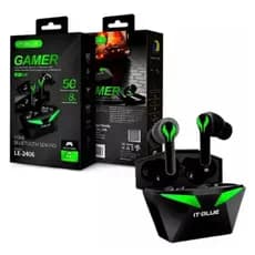 Fone Bluetooth Gamer IT-BLUE LE-2406 Fone De Ouvido Bluetooth Sem Fio Wireless Fone Gamer LE2406