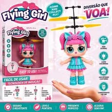 Boneca Lol Drone Voadora  Com Sensor De Mão Recarregável Fadinha LOL Voadaora - Envio imediato