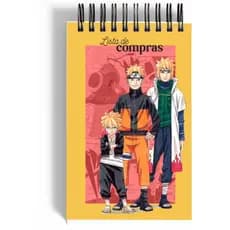 Lista de Compras Naruto Personalizada Organize Seu Dia com Estilo Anime 90 folhas