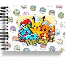 LIVRO DE COLORIR | INSPIRADO POKEMON - COLEÇÃO 2 - 50/80 e 100 folhas - 180 Gramatura Desenho Pintura Coloring Book