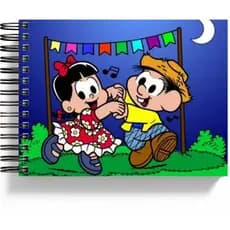Livro de Colorir da Turma São João Festa Junina Infantil  de 55 ou 100 Desenhos para Colorir  Papel Grosso 180g
