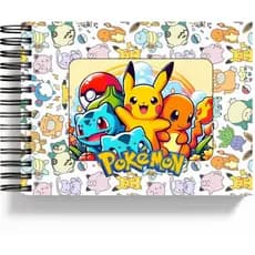LIVRO DE COLORIR ENTREGA FULL INSPIRADO POKEMON  35 folhas - 180G  Desenho Pintura Coloring Book