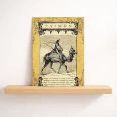 QUADRO DECORATIVO PLACA MDF- PAIMON