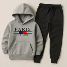 Conjuntinho Infantil Paris Jet Blusa e Calça Premium Tecido Grosso Varias Cores e Tamanhos