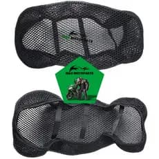 Capa de Banco para Moto Térmica Ventilada Motocicleta Cor Preta