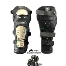 Kit de Joelheira e Cotoveleira Aço Inoxidável Protetor Moto Motocross - Motociclista