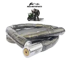 Trava Anti Furto Articulada Cadeado Moto Estepe 1,20 X 22mm