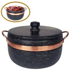 Panela tradicional em pedra sabão Arte Pedra Sabão