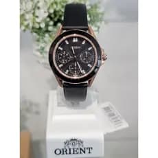 Relógio Feminino Quartz Aço Rose Couro FTSCM015 Orient