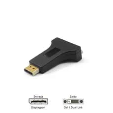 ADAPTADOR DP M/DVI F ADP-DPDVI10BK PLUSCABLE