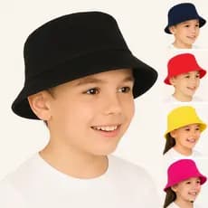 Chapéu Bucket Infantil Menina Menino Criança Bebê Cata Ovo Boné Infantil