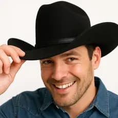 Chapéu Country Americano Masculino Cowboy Rodeio Sertanejo Top