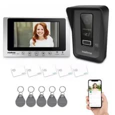Vídeo Porteiro Wi-Fi wT7 Lite com RFID, QR Code, Tela 7" e Fechadura Elétrica JFL