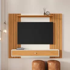 Painel para Tv Ripado até 42 polegadas Berlim Com Gaveta Amplo Espaço - Várias cores