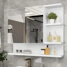 QUEIMA DE ESTOQUE!!! Armário Espelheira com Porta Cleo- VÁRIAS CORES
