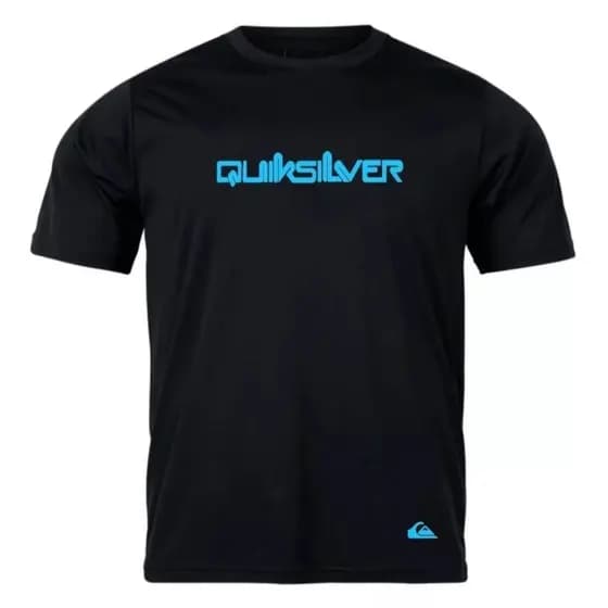 Camiseta Quiksilver Escrita Varias Cores 100%Algodão Envios Rapidos