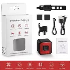 Lanterna Traseira Bike Led Inteligente Recarregável