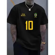 Camiseta Basica Brasil Patriota Premium Time Fãs de Futebol Copa Do Mundo Slim