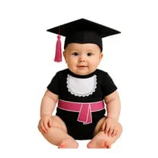 Body Bebê Temático para Mesversario de formatura conclusão Formatura para bebê