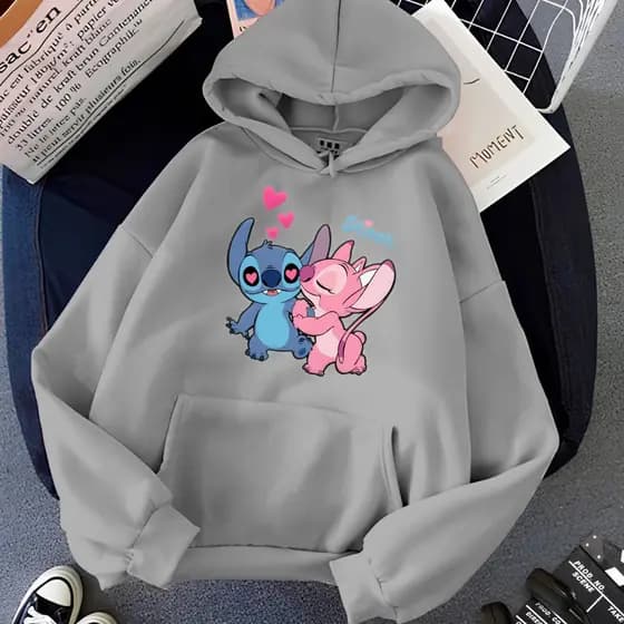 Moletom Adulto e Infantil Kids Unissex Com Capuz Canguru Algodão 1503