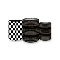 Kit 3 Capas de Cilindro Sublimados Temas Meninos