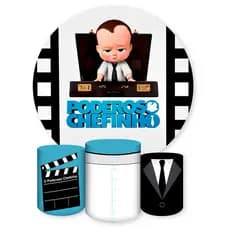 Kit Painel Redondo + Capas de Cilindros Tema CF