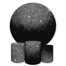 Kit Capa para Painel e cilindros Sublimados Tema Glitter