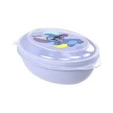 Saboneteira Stitch Infantil 180ml Higiene Lavagem Organização Plasutil