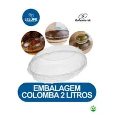 10~25 Embalagem Colomba G34 Grande 2.000ml -Galvanotek