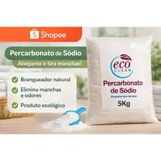 Alvejante tira manchas - Percarbonato de Sódio 100% Puro Limpeza pesada Roupas Brancas 500g/1kg /2kg/5kg