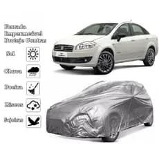 Capa Cobrir Carro Fiat Linea Forrada e 100% Impermeável