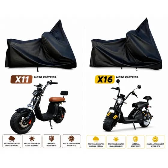 capa  forrada de cobrir scooter elétrica x11 x13 x16 e similares totalmente impermeável