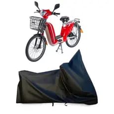 Capa em  Cobrir Bicicleta Elétrica Anti Risco Impermeável Com Proteção Raios Uv