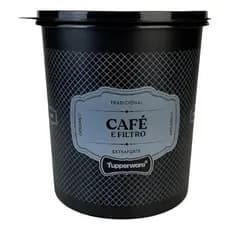 Tupperware caixa pote café e filtro 3,7L Linha Essences