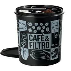 Tupperware caixa pote café e filtro Pop Box 3,7L