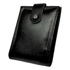 Carteira Masculina Couro Porta Documento Fecho Botão