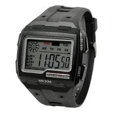 Relógio Masculino Quadrado Sport Á Prova De Água Original