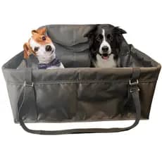 Cadeira ..DUPLA.. de Transporte de CARRO Luxo  Segurança Pet Carro Cachorro e Gatos