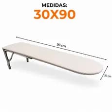 Tábua  de Passar  Roupas Dobrável de  Parede 30 X 90 CM